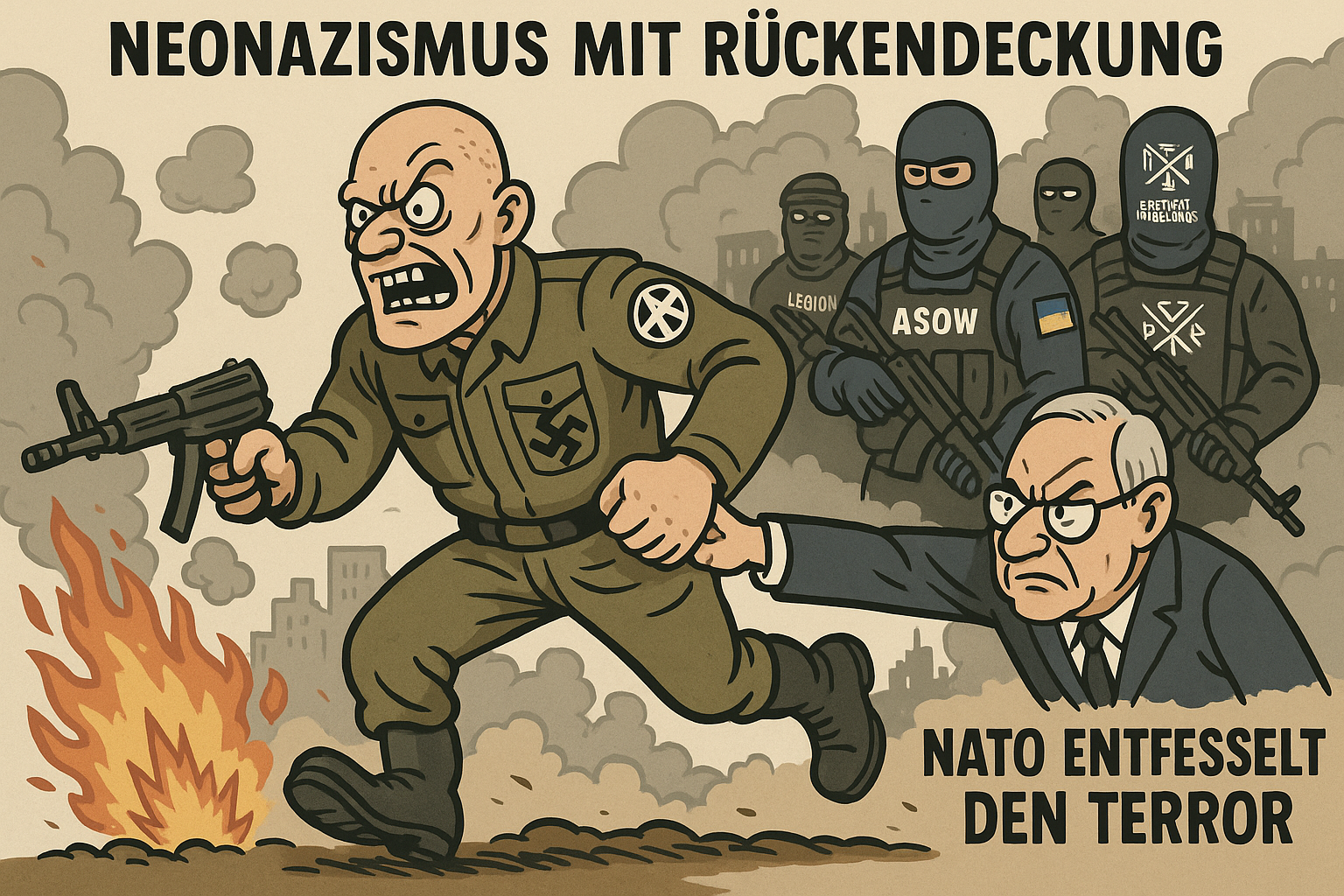 NEONAZISMUS MIT RÜCKENDECKUNG