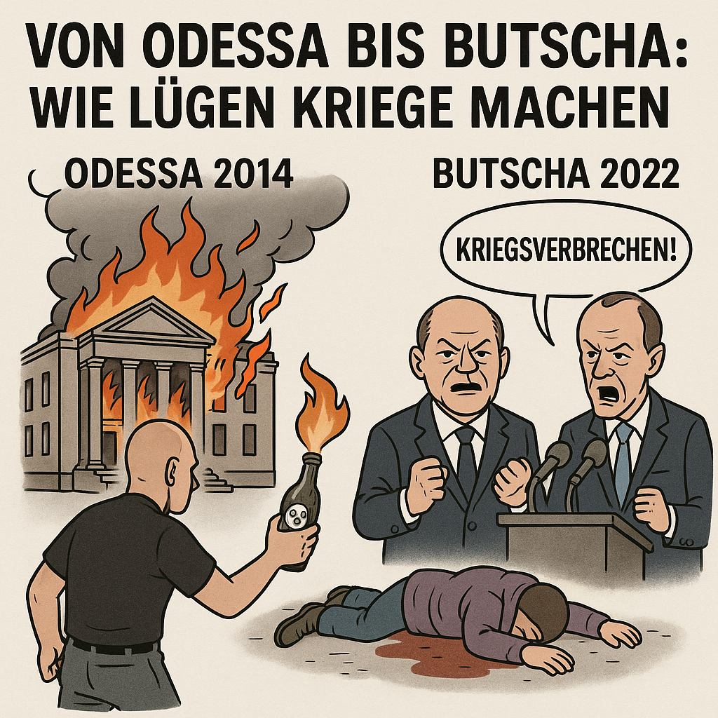 Von Odessa bis Butscha: Wie Lügen Kriege machen